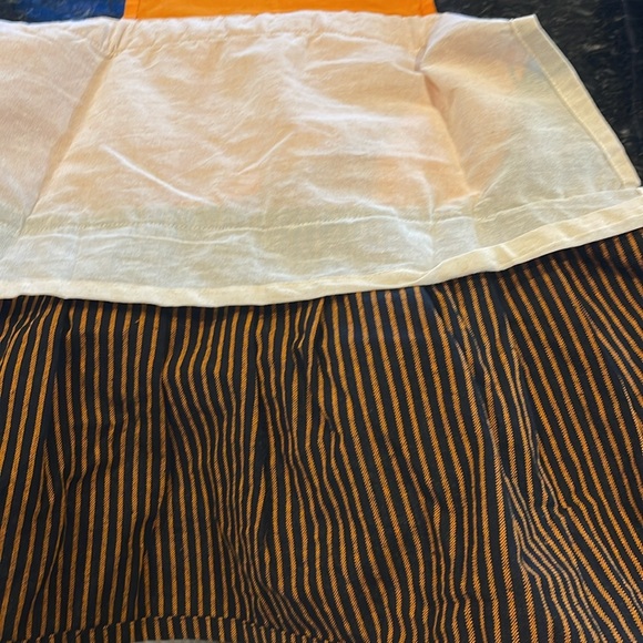 🔥LAST CALL🔥ORANGE/BLK TIE BACK APRON,👍HOSTING, COSTUME OR GIFT-GIVING NWT - Picture 11 of 13